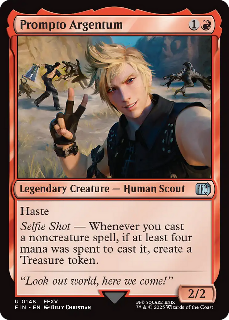 Prompto Argentum (FIN-148) - FINAL FANTASY Foil
