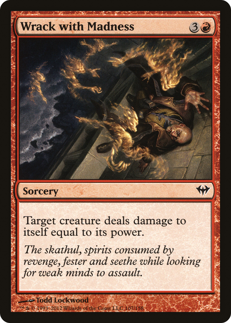 Wrack with Madness (DKA-107) - Dark Ascension Foil