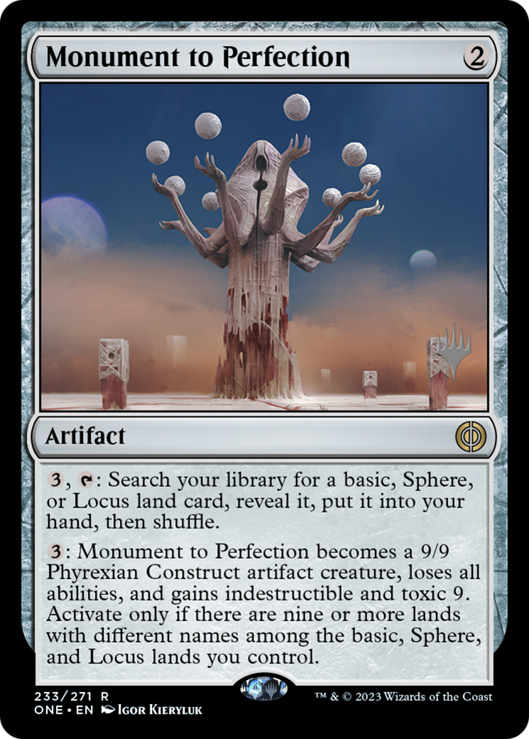 Monument to Perfection (PPONE-233P) - Phyrexia: All Will Be One Promos Foil