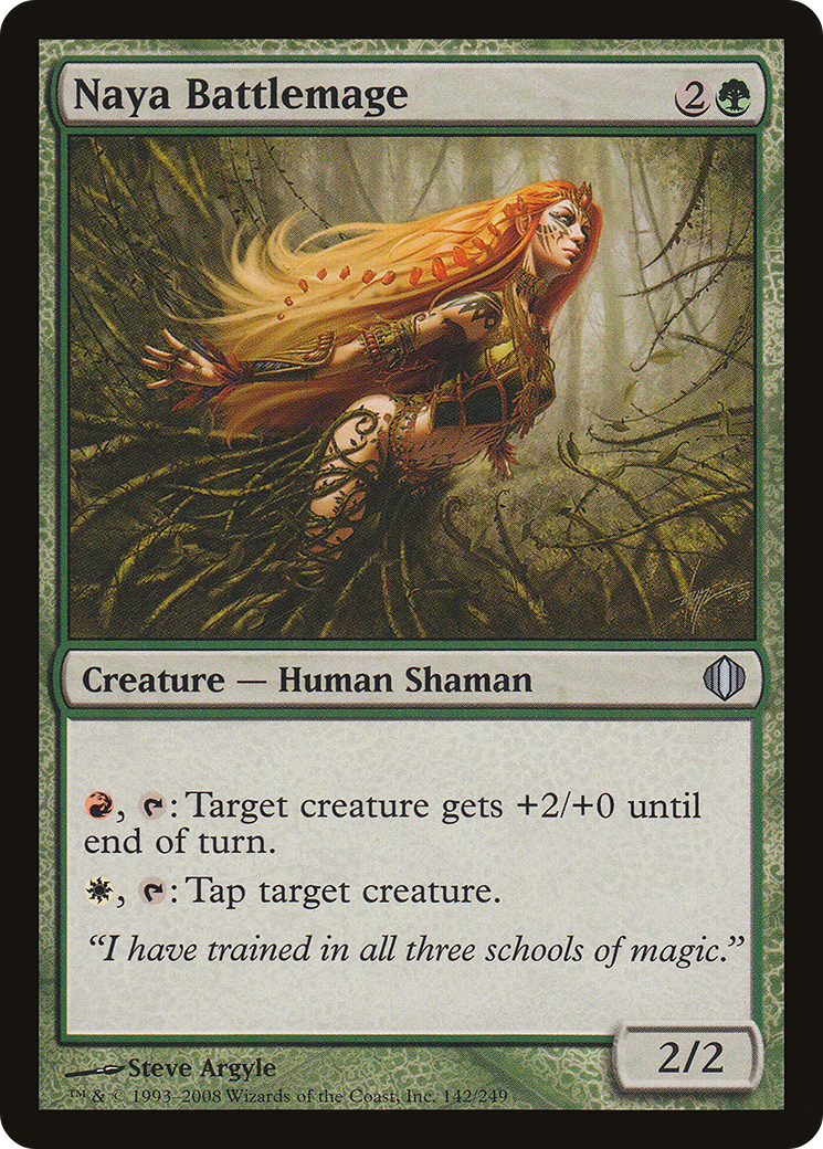 Naya Battlemage (ALA-142) - Shards of Alara Foil