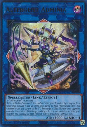 Altergeist Adminia (DUNE-EN047) - Duelist Nexus 1st Edition