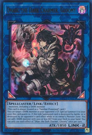 Dharc the Dark Charmer, Gloomy (MP23-EN025) - 25th Anniversary Tin: Dueling Heroes Mega Pack 1st Edition