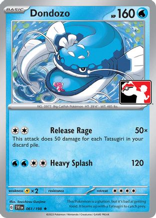 Dondozo 061/198 - Holofoil Prize Pack Series Cards - Rare