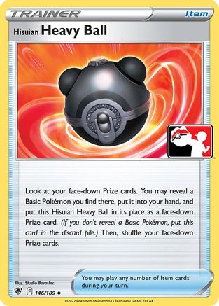 Hisuian Heavy Ball 146/189 Prize Pack Series Cards - Uncommon