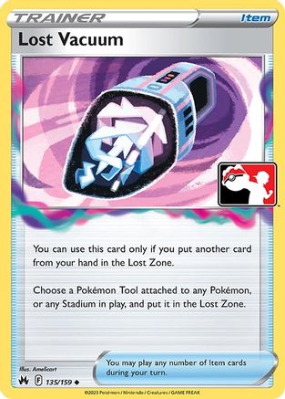 Lost Vacuum 135/159 - Holofoil Prize Pack Series Cards - Uncommon