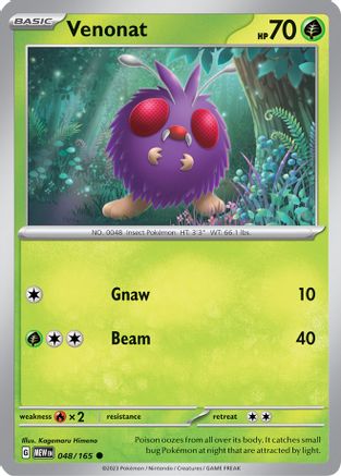 Venonat 048/165 SV Scarlet & Violet 151 - Common