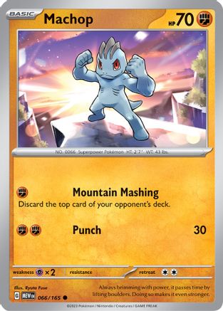 Machop 066/165 SV Scarlet & Violet 151 - Common
