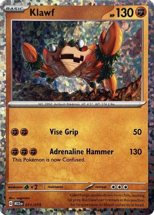 Klawf 011/015 - Holofoil McDonalds Promos 2023 - Promo
