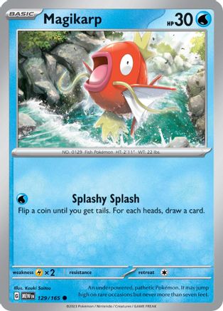 Magikarp 129/165 SV Scarlet & Violet 151 - Common