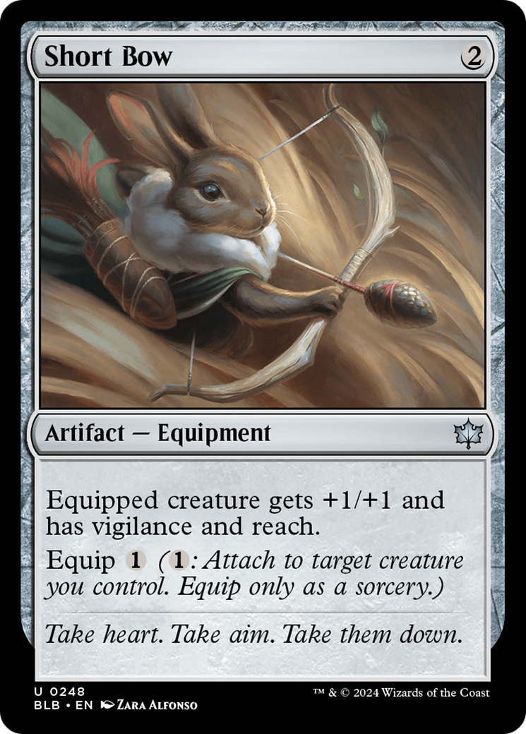 Short Bow (BLB-248) - Bloomburrow Foil