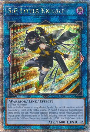 S:P Little Knight (Quarter Century Secret Rare) (AGOV-EN046) - Age of Overlord 1st Edition