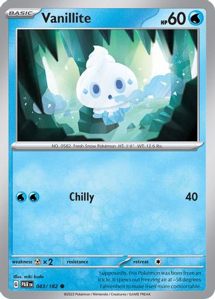 Vanillite 043/182 SV04 Paradox Rift - Common
