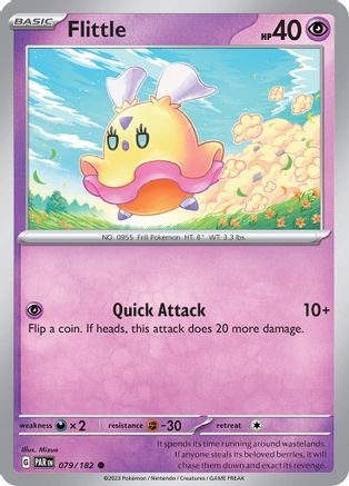 Flittle 079/182 - Reverse Holofoil SV04 Paradox Rift - Common
