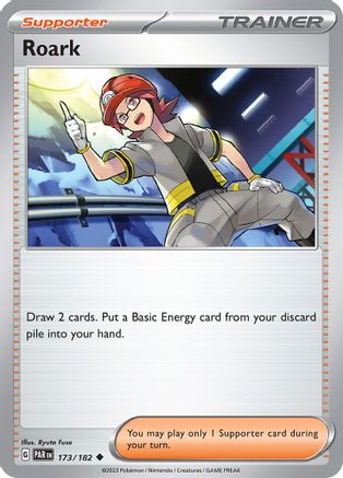 Roark 173/182 - Reverse Holofoil SV04 Paradox Rift - Uncommon