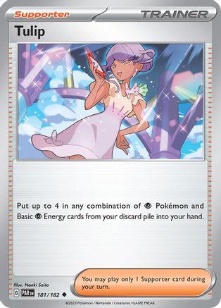 Tulip 181/182 - Reverse Holofoil SV04 Paradox Rift - Uncommon