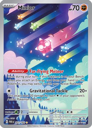 Minior 201/182 - Holofoil SV04 Paradox Rift - Illustration Rare
