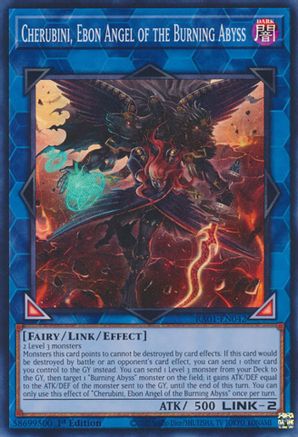 Cherubini, Ebon Angel of the Burning Abyss (RA01-EN042) - 25th Anniversary Rarity Collection 1st Edition