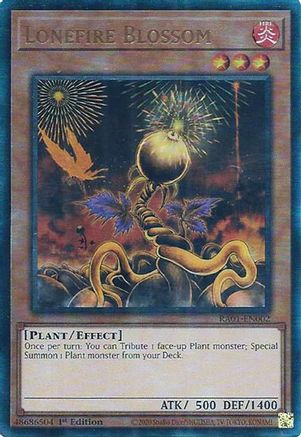 Lonefire Blossom (PUR) (RA01-EN002) - 25th Anniversary Rarity Collection 1st Edition