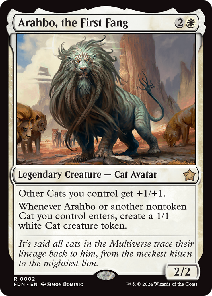 Arahbo, the First Fang (FDN-002) - Foundations