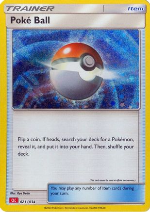 Poke Ball (CLC) 021/034 - Holofoil Trading Card Game Classic - Classic Collection