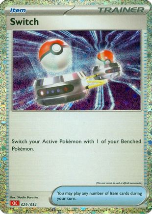 Switch (CLC) 029/034 - Holofoil Trading Card Game Classic - Classic Collection