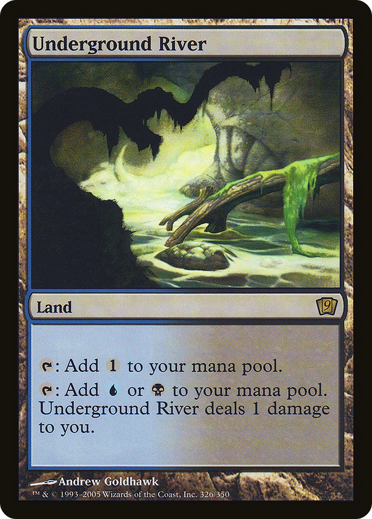 Underground River (9ED-326★) - 9th Edition Foil