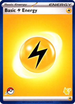 Basic Lightning Energy (Blue Border) My First Battle - Unconfirmed