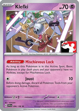 Klefki 096/198 - Holofoil Prize Pack Series Cards - Rare