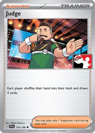 Judge 176/198 - Holofoil Prize Pack Series Cards - Uncommon