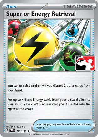 Superior Energy Retrieval 189/193 - Holofoil Prize Pack Series Cards - Uncommon