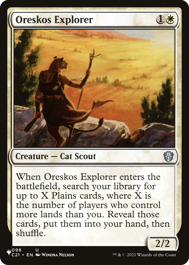 Oreskos Explorer (LIST-C21-98) - The List