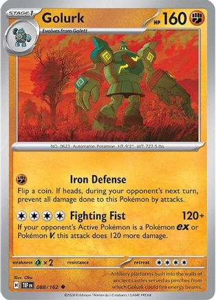 Golurk 088/162 SV05 Temporal Forces - Uncommon