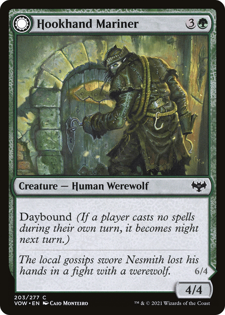 Hookhand Mariner (VOW-203) - Innistrad: Crimson Vow: (Double Faced Transform)