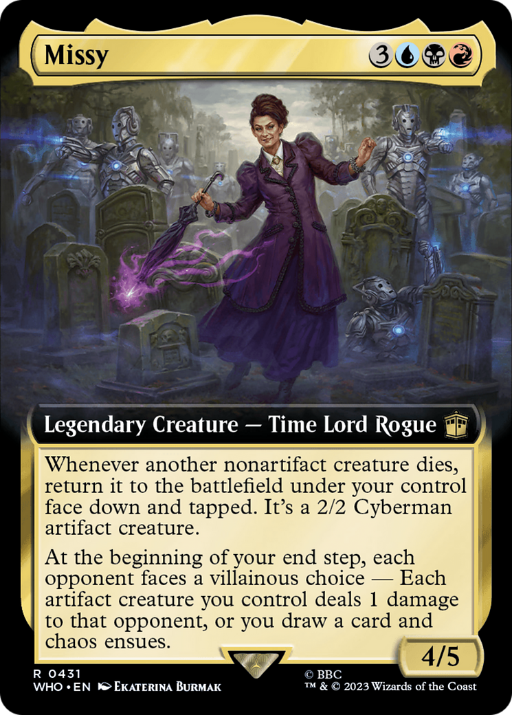 Missy (Extended Art) (WHO-431) - Doctor Who: (Extended Art) Foil