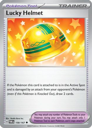 Lucky Helmet 158/167 - Reverse Holofoil SV06 Twilight Masquerade - Uncommon
