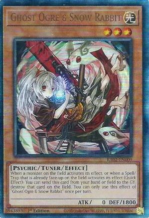 Ghost Ogre & Snow Rabbit (Alternate Art) (PUR) (RA02-EN009) - 25th Anniversary Rarity Collection II 1st Edition