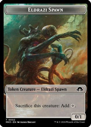 Eldrazi Spawn // Rat Double-Sided Token (MH3-2 // 19) - Modern Horizons 3 Foil
