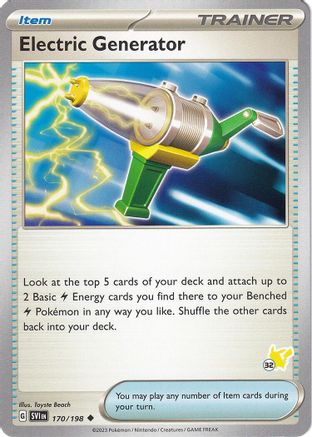 Electric Generator - Pikachu 32 170 Battle Academy 2024 - Uncommon