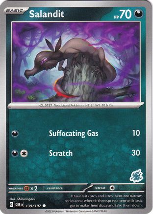 Salandit - Darkrai Deck 139 Battle Academy 2024 - Common