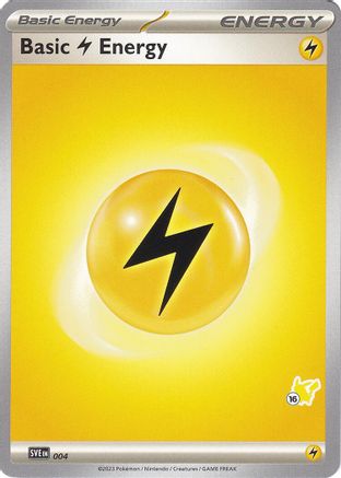 Basic Lightning Energy - Pikachu 16 004 Battle Academy 2024 - Common