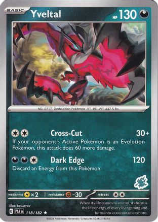 Yveltal - Darkrai Deck 118 Battle Academy 2024 - Rare