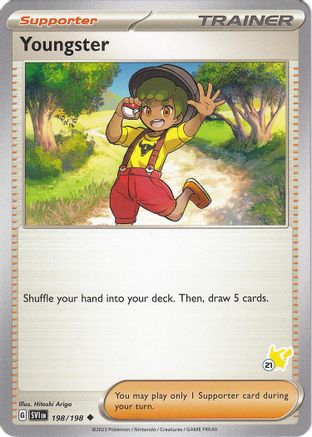 Youngster - Pikachu 21 198 Battle Academy 2024 - Uncommon