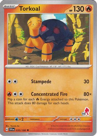 Torkoal - Armarouge 53 035 Battle Academy 2024 - Uncommon