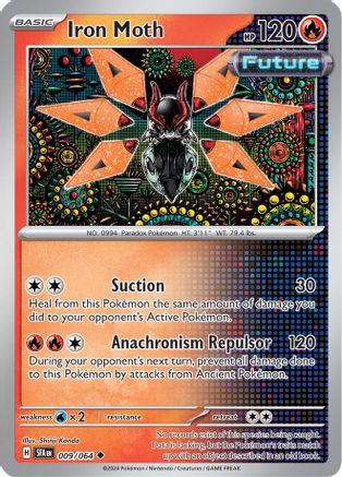 Iron Moth 009/064 - Reverse Holofoil SV Shrouded Fable - Uncommon