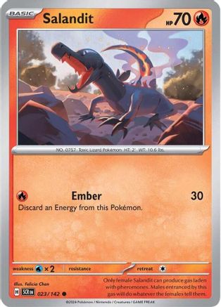 Salandit 023/142 SV07 Stellar Crown - Common