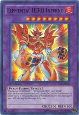 Elemental HERO Inferno (LCGX-EN076) - Legendary Collection 2 1st Edition