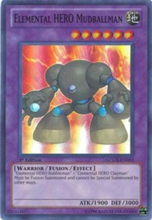 Elemental HERO Mudballman (LCGX-EN053) - Legendary Collection 2 1st Edition