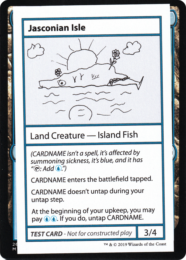 Jasconian Isle (No PW Symbol) (CMB1-) - Mystery Booster Playtest Cards 2021