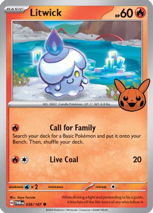 Litwick 036/167 Trick or Trade BOOster Bundle 2024 - Common