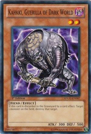 Kahkki, Guerilla of Dark World (SDGU-EN007) - Structure Deck: Gates of the Underworld 1st Edition
